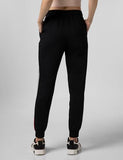 Fyltr Women'S Asymmetric Colourblock Joggers With Elasticated Waistband & Contrast Drawcord,Every Ebony,Every Ebony,36