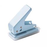 ATORSE 5xMini Paper Punch Adults 10 Sheet Paper Capacity Children Hole Puncher Single Blue