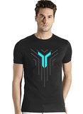 Adro Men'S Graphic Design Printed T-Shirts (Rnr-M-Lnl-Bl_Black_M)
