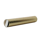 JAM Paper 2 x 6 Mailing Tube - Gold - Sold Individually