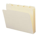 Smead 10356 File Folders 1/5 Cut Reinforced Top Tab Letter Manila 100/Box