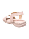 Shoetopia Women'S Block Heel Sandal,Peach,8,B0CSN3WF31