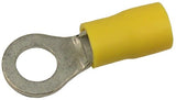 Pico 1905KT 1210 AWG(Yellow) Flared Vinyl Insulated Electrical Wiring #10 Ring Terminals 14 Per Package
