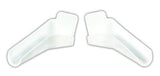 JR Products 655-FLEX-PW-A Polar White Flexible Extended Rain Gutter Spout
