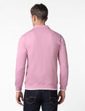 Fyltr Men'S Casual Stand Collar Jacket With Rib Details - Full Zipper | Full Sleeve Branding | Casual Winterwear For Men,Peony Pink,Peony Pink,2Xl