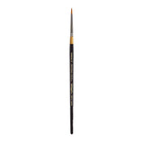 KINGART Premium Original Gold 9650-0 Spotter Series Artist Brush, Golden Taklon Synthetic Hair, Short Handle, for Acrylic, Water