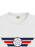 Adro Tshirt For Men | Printed T Shirt For Men | 100% Cotton T-Shirt |Printed T Shirt | T-Shirts | Rn24-Cap-Wh-M White