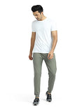 Xyxx Men'S Quest French Terry Cotton Joggers (L; Butter White)
