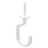 National Hardware N275-525 Modern Ceiling J Hook, White, 3-11/32-in