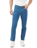 Inkd Men'S Contrast Stitch Stretchable Regular Fit Jeans,Super Sapphire,Super Sapphire,38