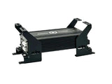 Droppin' Hz 2HD Mini 2 Amp Rack, Compact Laser-Cut Steel Audio Equipment Rack for Motorcycle Installs, Amps Rack with Black Powd