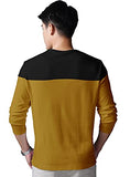 Eyebogler Men'S Straight T-Shirt (T312_Yellow L)
