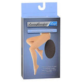 Kpp Panty Hose 20-30 Black Sheer, Queen - 1 Ea
