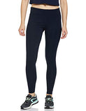 Enamor Essentials Womens Mid Rise Slim Fit Ankle Length Breathable Stretch Lounge Legging - E070-(E070_Navy_Xl)