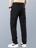 Toplot Men'S Cotton Cargo Pants || Cargo For Men || Straight-Leg Cargo For Men || Men Cargo Pant (Men-Cargo-5212-Black-36),Black,36,B0DPHBNHYS