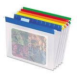 EasyView Poly Hanging File Folders, Letter, Assorted Colors, 25/Box, Sold as 1 Box