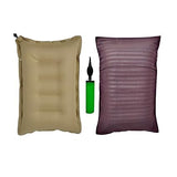 Shivam Pillow Cotton Travelling Pillow With Air Pump And Pillow Cover Neck Support,Lightweight Compact Travelling In Train, Bus,