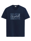 Adro Men'S Solid Regular Fit T-Shirt (Rn24-Inv-Nb_Navy Blue