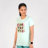 Rupa Colors Playsure Printed Cotton Blended Round Neck Women'S T-Shirt Short-Sleeve Pack Of 1,Mint GreenApparel,S