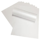 12 X 12 Frost White Pearlescent Scrapbook Paper Decorative 120Gsm Double Sided