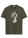 Adro Men'S Solid Regular Fit T-Shirt (Rn24-Gok-Ol_Olive