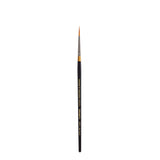 KINGART Premium Original Gold 90202 Ultra Round Series Artist Brush, Golden Taklon Synthetic Hair, Short Handle, for Acrylic, W