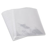 Neomate Heavy Duty 100 Micron Document Sleeves | 50 Pcs A4 Transparent Sheet Protectors with 11-Hole Punched for Ring Files | Wa