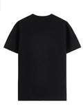 Adro Graphic Printed T-Shirt For Men - 100% Cotton, Regular Fit, Soft Breathable Fabric. (Rn23-M-98-Bl_Black_L)