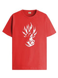 ADRO Men's Solid Regular Fit T-Shirt (RN24-GOK-RD_Red,Red