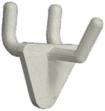 Azar 800071WHT 1Inch Plastic Hook, 50Pack