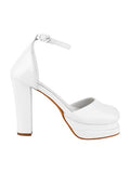 Shoetopia Girls Zepto White Heeled Sandal - 2 Uk (Girls-Zepto-White),White,2,B0CRNZGJ2P