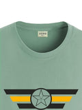 Adro Tshirt For Men | Printed T Shirt For Men | 100% Cotton T-Shirt |Printed T Shirt | T-Shirts | Rn24-Cap-Pt-Xl Pista