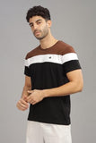 Adro Tshirt For Menmulti Color T-Shirt For Mencotton T-Shirtmens Tshirtrn8-24-Brwhbl-L