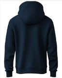 Adro Men'S Cotton Neck Hooded Sweatshirt (H20-M-Cr07-Nb_Navy_Xl)
