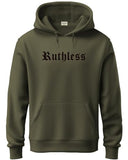 Adro Men'S Cotton Neck Hooded Sweatshirt (H24-Ruth-Ol_Olive,OliveApparel,L