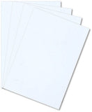 White Polystyrene 8 X 12 X .040 Plastic Sheet Styrene Pack of 4