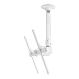 Atdec Ceiling Mount For Large Display, Long Pole Loads Up To 143Lb White U