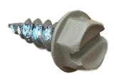 SCREWIT Clay Color Gutter Screws #8 x 1/2 Inch - Downspout & Zip Screws, Self-Drilling Sheet Metal Screws with 1/4 Hex Head, Col