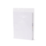 ysmile Small Clear Plastic Shopping Bag for Small Business Plastic Merchandise Bag with Handle Poly Die Cut for Retail 100 ct 5.