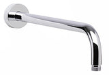 ALFI brand AB16RWPC 16 Round Wall Mounted Chrome Shower Arm for Round Rain Shower Heads