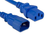 C13 To C14 2Ft Blue Pwr Extension Cord