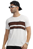 Adro Tshirt For Menmulti Color T-Shirt For Mencotton T-Shirtmens Tshirtrn8-24-Whbr-L