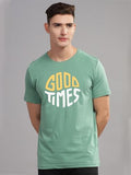 Adro Mens Printed T Shirt - Premium Cotton Graphic Printed Tshirt - Pista T-Shirt - Rn24-Time-Pt-2Xl