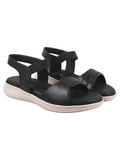 Shoetopia Orthopedic Doctor Sole Black Comfort Sandals For Women & Girls /Eu39,Black,6,B0F6TLPC4R