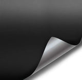 VViViD Satin Flat Matte Stealth Jet Black Vinyl Wrap Roll with Air Release Technology (10ft x 5ft)