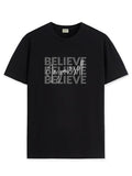 Adro Men'S Solid Regular Fit T-Shirt (Rn24-Inv-Bl_Black