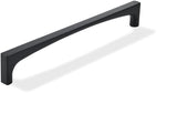 khtumeware 1 Pack Solid Handles Black Appliance Handle Pull 12-Inch(305mm) Matte Black Cabinet Pulls,Heavy Duty Brushed Brass Ha