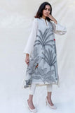 Anni Designer Women'S Cotton Blend Straight Printed Kurta With Pant (Nabhita White_S_White_Small),White,S,Cotton Blend,Regular,