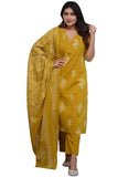Gosriki Women'S Rayon Viscose Straight Printed Kurta With Pant & Dupatta (Kanisha Mustard-Vks01-Gs_Xl_Mustard_X-Large),Mustard,,B0F8ZWTXNN
