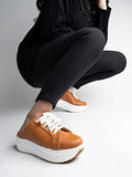 Shoetopia Women'S Slip-On Sneakers | Light Weight & Comfortable With Cushioned Footbed | Stylish Shoe Sneakers For Women Tan-Eu41,Tan,8,B0BT1YG14V